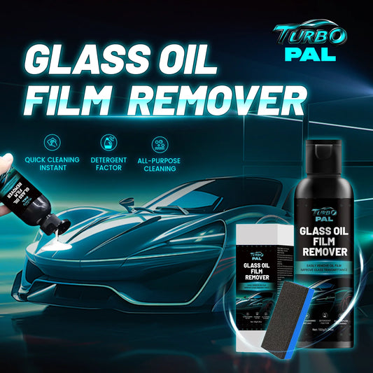 TURBOPAL Glass Oil Film Remover, Streak-Free Cleaner, Anti-Fog & Protective Coating, Removes Water Spots, Bird Droppings