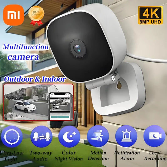 Xiaomi Mini Security Camera 4K Full Color Night Vision WiFi Monitor IP65 Waterproof Motion Detect Surveillance With 2 Way Audio